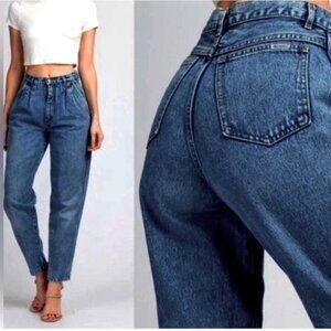 Bill Blass Vintage Baggy Pleated High Rise Mom Jean Size 10